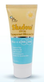Gel chống nắng phổ rộng Shadow SPF 30 Transparent Silicone Gel 30g